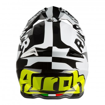 Airoh Twist Racr Nero Bianco Giallo