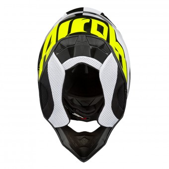 Airoh Twist Racr Nero Bianco Giallo