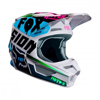 Casque Cross FOX V1 Czar Grigio Chiaro Casque Cross FOX V1 Czar Grigio Chiaro