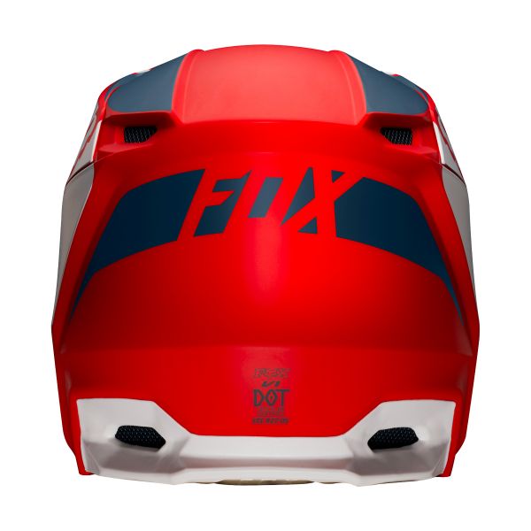 FOX V1 Przm Navy Rosso