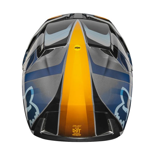 FOX V3 Motif Blu Argento