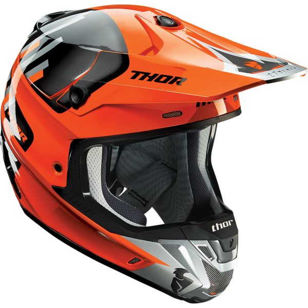 Casco Moto Thor Verge Vortechs Flo Orange Grey in Stock | iCasque.it
