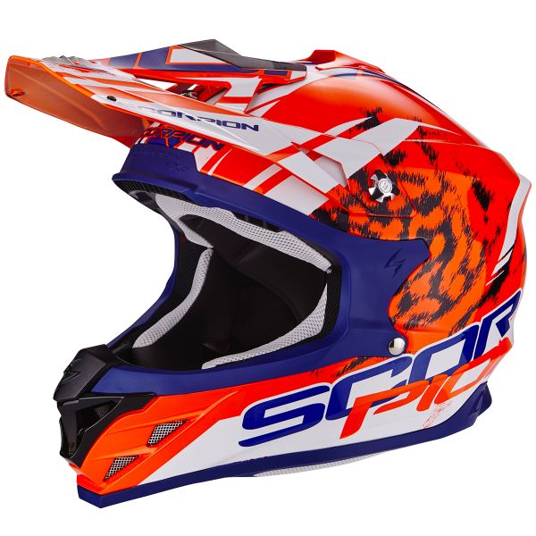Cross Scorpion VX-15 Evo Air Kistune Orange Blue White