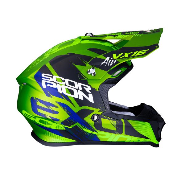 Scorpion VX-16 Air Albion Verde Opaco Nero