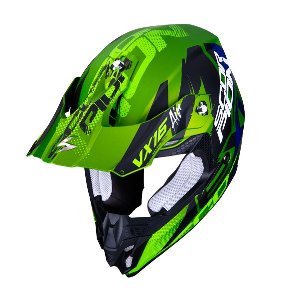 Scorpion VX-16 Air Albion Verde Opaco Nero