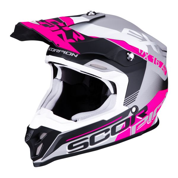 Cross Scorpion VX-16 Air Arhus Argento Opaco Nero Rosa