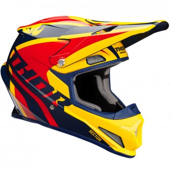 Casque Bambini Thor Sector Ricochet Navy Yellow Red Bambino Casque Bambini Thor Sector Ricochet Navy Yellow Red Bambino