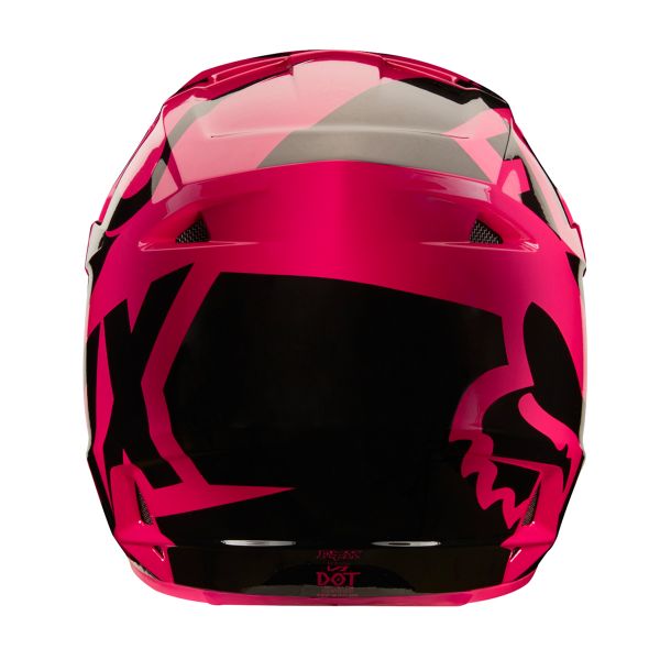 FOX V1 Race Black Pink Bambino