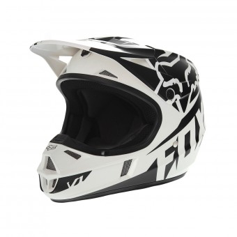 Bambini FOX V1 Race Black White Bambino