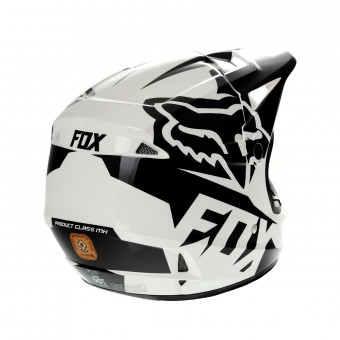 FOX V1 Race Black White Bambino