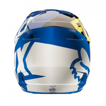 FOX V1 Race Blue White Bambino