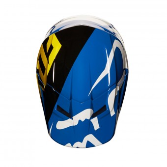 FOX V1 Race Blue White Bambino
