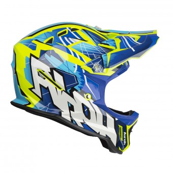 Airoh Archer Bump Blu Giallo