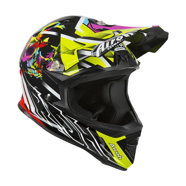 Airoh Archer Mistery Nero Giallo Rosso