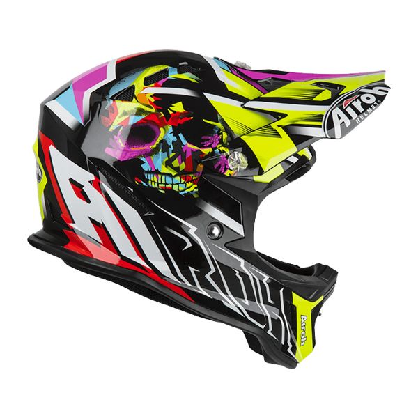 Airoh Archer Mistery Nero Giallo Rosso