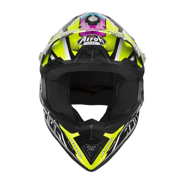 Airoh Archer Mistery Nero Giallo Rosso