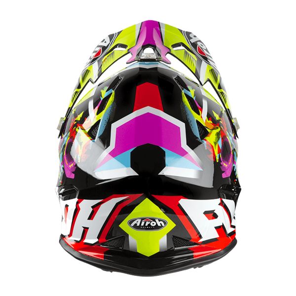 Airoh Archer Mistery Nero Giallo Rosso