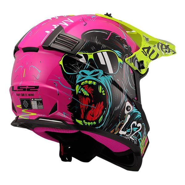LS2 Fast II Mini Gorilla Purple MX437