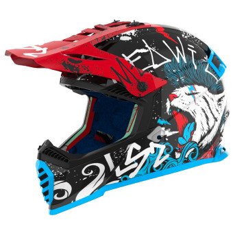 Casque Bambini LS2 Fast II Mini Starmaw Black MX437 Casque Bambini LS2 Fast II Mini Starmaw Black MX437