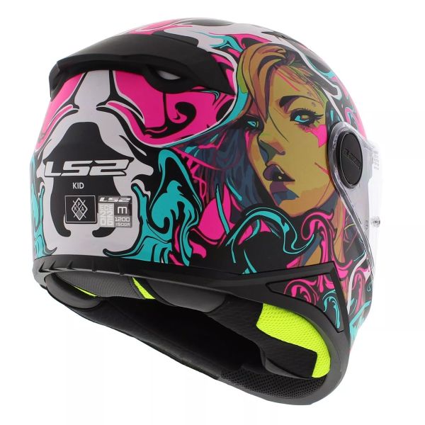 LS2 Kid Cyberg Viola Ciano FF812