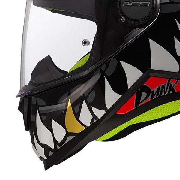 LS2 Bambino Punk Grigio Rosso FF812