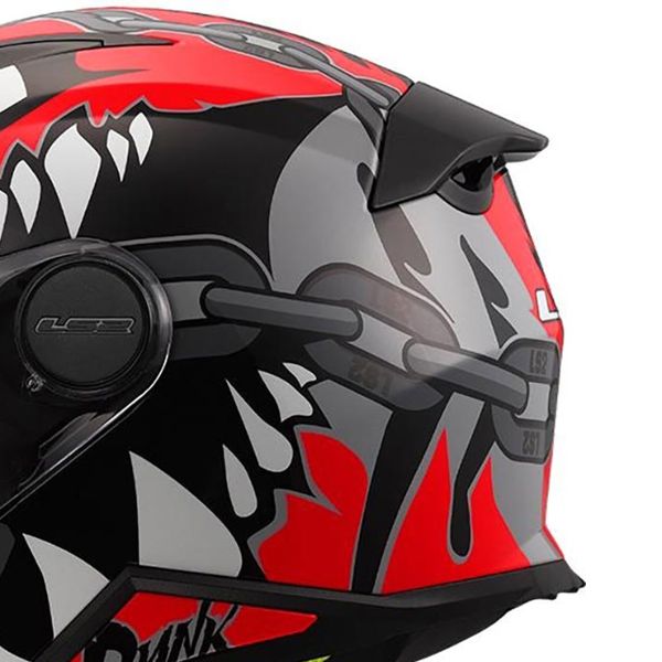 LS2 Bambino Punk Grigio Rosso FF812