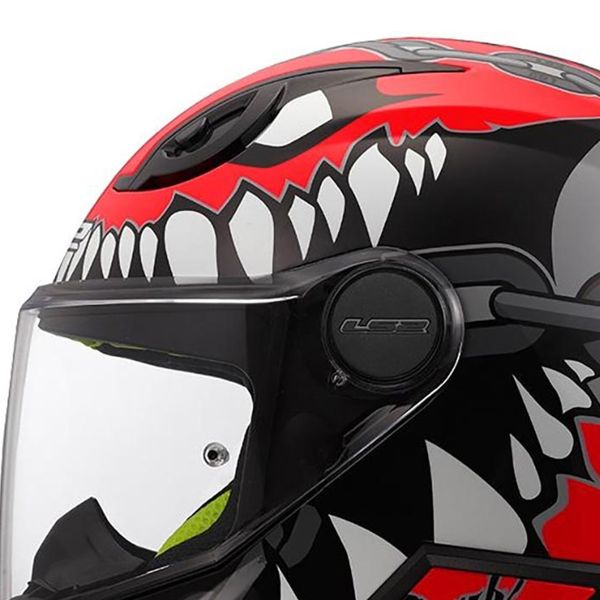 LS2 Bambino Punk Grigio Rosso FF812