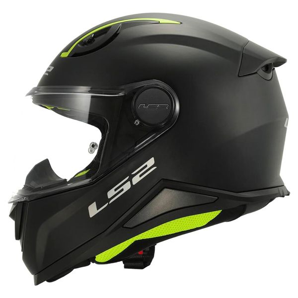 LS2 Kid Solid Nero Opaco FF812