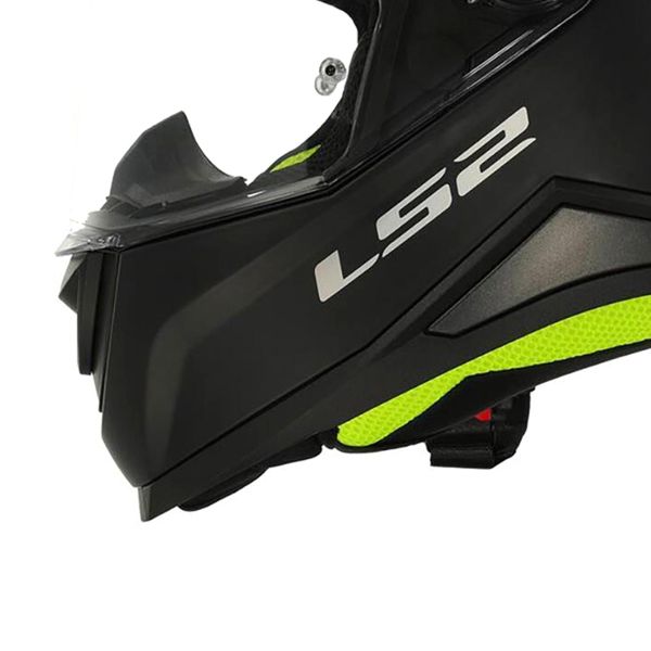 LS2 Kid Solid Nero Opaco FF812