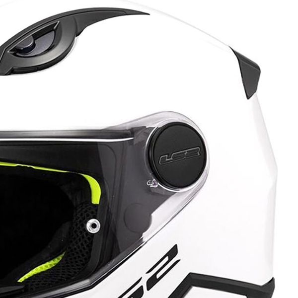 LS2 Kid Solid White FF812