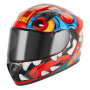 Casque Bambini NOX N731 Scrappy Shiny Red