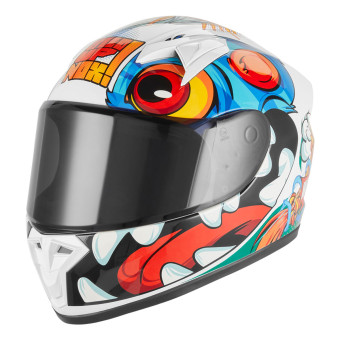 Casque Bambini NOX N731 Scrappy Shiny White