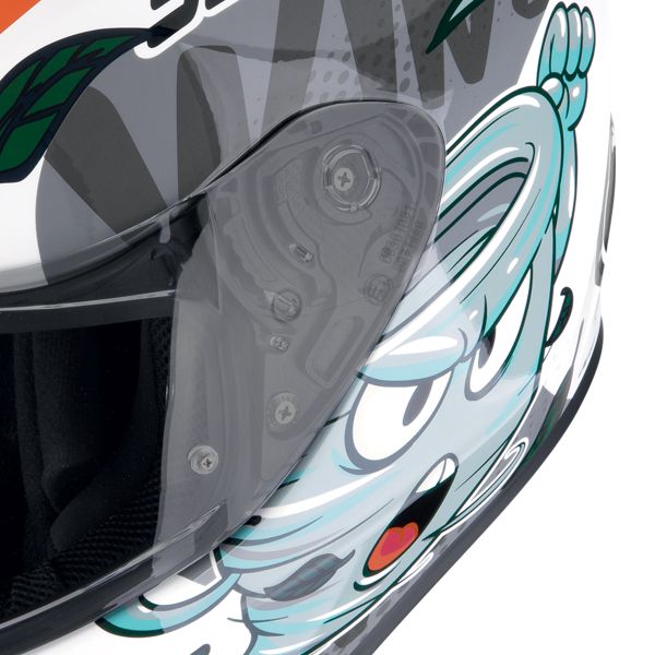 Scorpion Exo-Jnr Air The4elements White Blue Orange