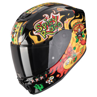 Bambini Scorpion Exo-Jnr Air Yucatan Black Yellow Red