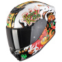 Casque Bambini Scorpion Exo-Jnr Air Yucatan White Orange Black