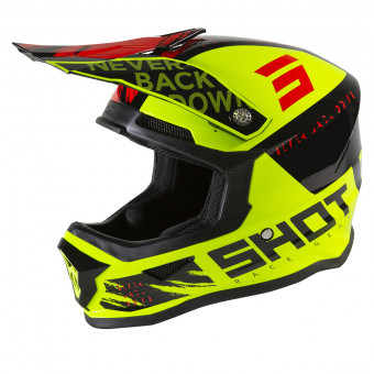 Bambini SHOT Furious Draw Neon Yellow Black Red Glossy Bambino
