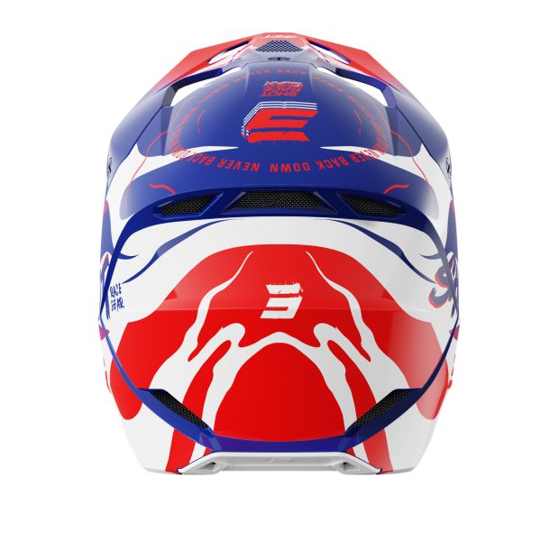 SHOT Furious Kid Beast Blu Rosso Lucido 2.0