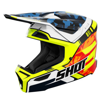Bambini SHOT Furious Kid Flash Blu Giallo Neon Lucido 2.0