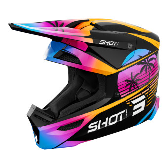 Casque Bambini SHOT Furious Kid Miami Arancione Lucido 2.0 Casque Bambini SHOT Furious Kid Miami Arancione Lucido 2.0