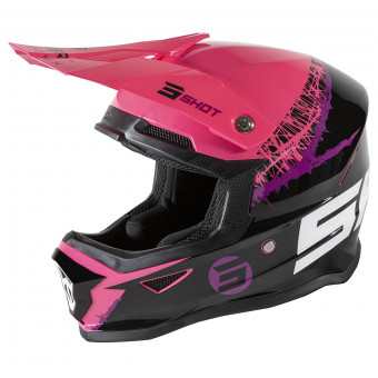 Bambini SHOT Furious Storm Black Fushia Glossy Bambino