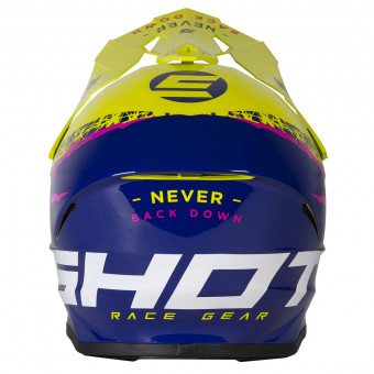SHOT Furious Storm Lime Navy Glossy Bambino