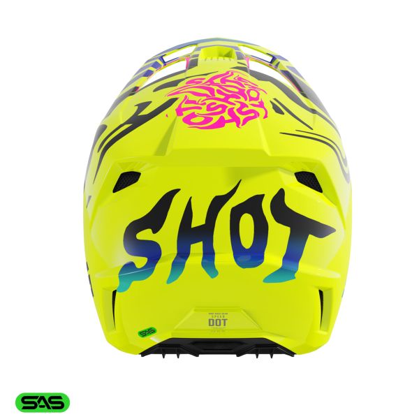 SHOT Speed Kid Ghost Giallo Neon Lucido