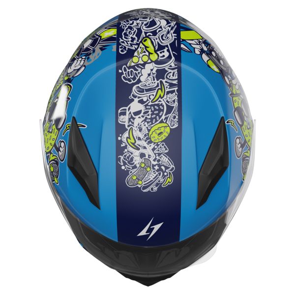 Stormer Rule Doodle Blue