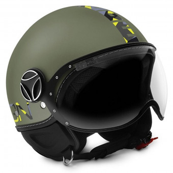 Casque Bambini Momo Design FGTR Baby 2 Military Green Camo Casque Bambini Momo Design FGTR Baby 2 Military Green Camo
