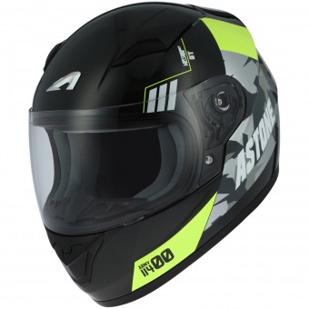 Casque Bambini Astone GT2 Kids Army Black Yellow Casque Bambini Astone GT2 Kids Army Black Yellow