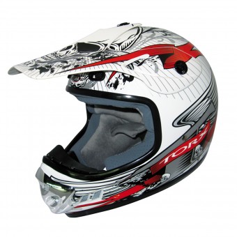 Casque Bambini Torx PEstater Gang White Red Bambino Casque Bambini Torx PEstater Gang White Red Bambino