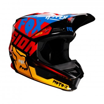 Casque Bambini FOX V1 Czar Nero Giallo Bambino Casque Bambini FOX V1 Czar Nero Giallo Bambino