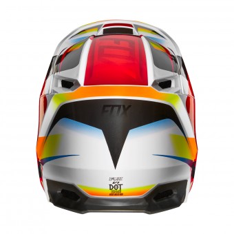 FOX V1 Motif Rosso Bianco Bambino