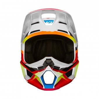 FOX V1 Motif Rosso Bianco Bambino