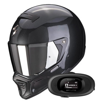 Integrale Scorpion EXO-HX1 Carbon SE Black + Kit bluetooth 5R Lite